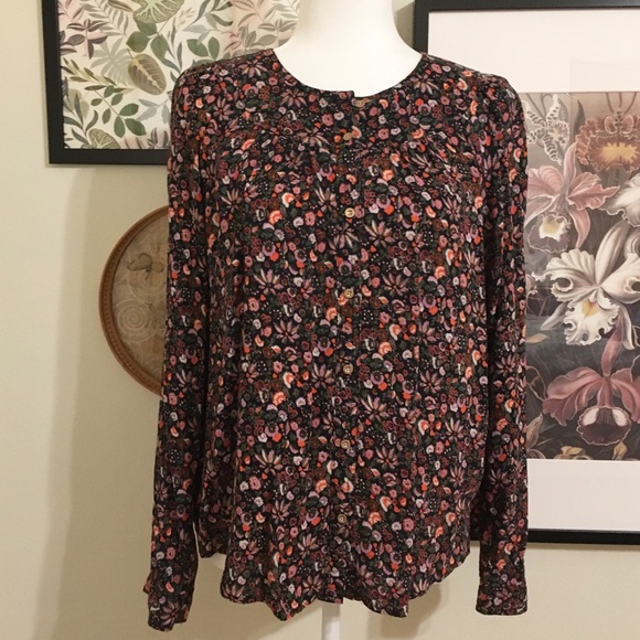 Anthropologie Tops - Anthropologie Maeve Floral Blouse